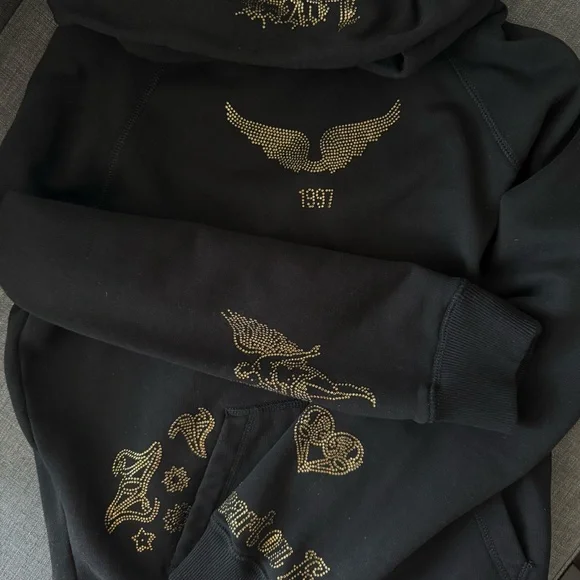 Zadig & Voltaire Black Hoodie - Picture 4 of 4